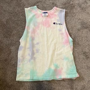 champion tie-dye tanktop
